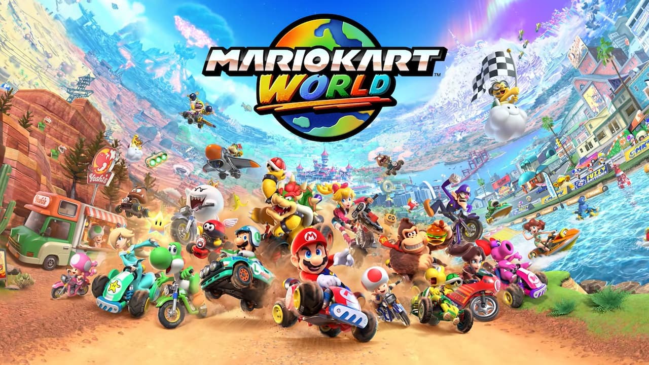 《马里奥赛车世界》是一款全新的开放世界马里奥赛车游戏,将作为Switch 2首发作品推出。